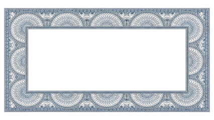 Certificate border frame template vector design for diploma award background document 100 character on transparent background