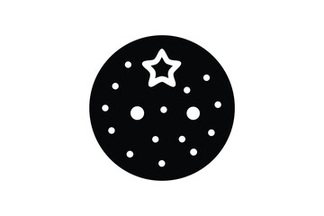 christmas cookie vector icon