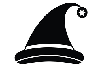 elf hat vector icon