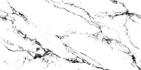 Fototapeta premium A high-resolution, close-up shot of a white marble or quartz surface with prominent, intricate black veining. The pattern should suggest natural stone,ideal for countertops, flooring,or wall cladding.