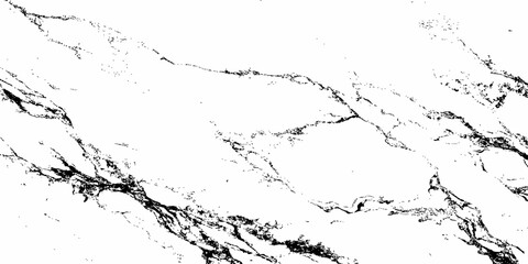 Create a high-resolution, seamless white marble texture with intricate black veining patterns. The design should evoke elegance and natural stone aesthetics,