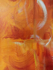 color and texture of oil paint strokes