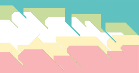 abstract techno cityscape, geometry