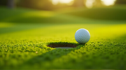 Golf Ball on the Green