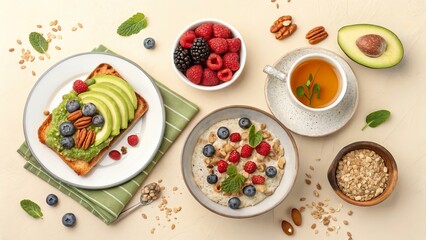 Energizing breakfast ideas that are gentle on digestion with fresh fruit and nutritious toppings