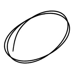 Black circle ring vector drawing of circular design elements