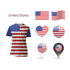 Obraz premium united state icon