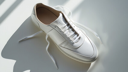 white shoes on the floor