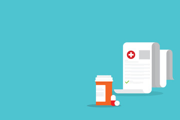 Prescription medicine bottle	
