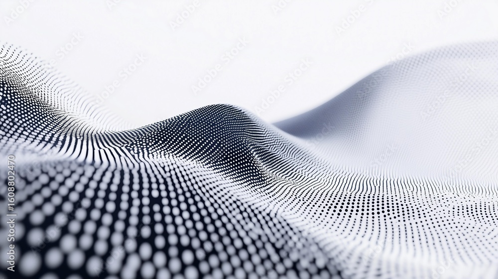 Aufkleber abstract depiction of smooth curves and flowing patterns. this image illustrates a modern design wit