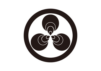 丸に頭合わせ三つ玉