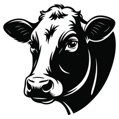portrait of a cow