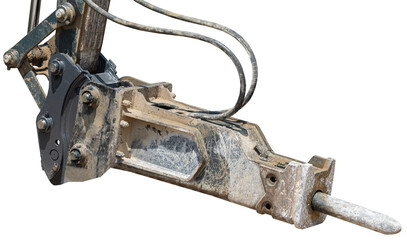 Hammer attached equipment for drilling and breaking
