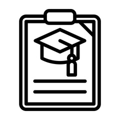Study Protocol Vector Line Icon Design
