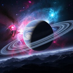 planet in space