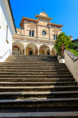 Madonna del Sasso church in Locarno, Switzerland