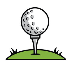 Golf Care Icon Logo Design Element