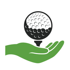 Golf Care Icon Logo Design Element