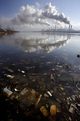 A Stark Visualization of Industrial Pollution Impact on Natural Water Sources and Aquatic Life