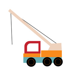 vector illustration of a toy train