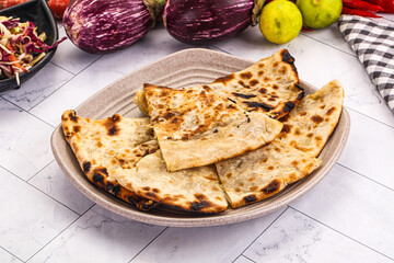 Indian stuffed potato bread Paratha