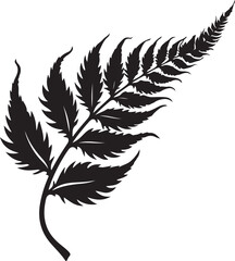 Obraz premium Elegant Fern Leaf Silhouette Bundle