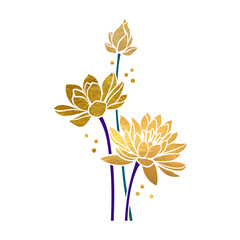 vector illustration of a flower