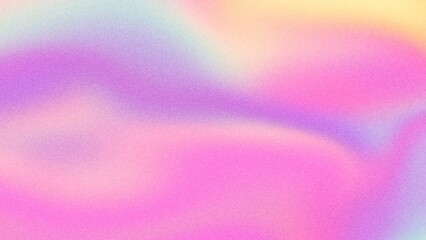 Soft pastel gradient texture in iridescent pink, purple, yellow. Y2K aesthetic, dreamy wave design, fluid motion. Backgrounds, posters, digital art, modern 90s, 2000s aesthetic visuals.