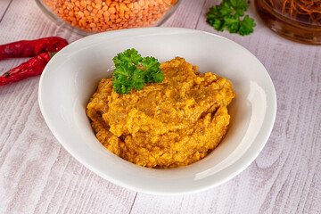 Indian cuisine - Lentil vegan dal
