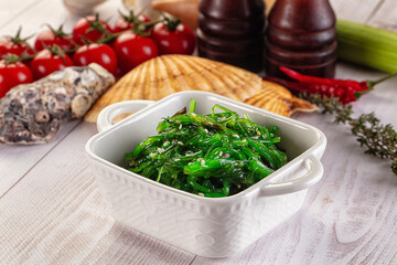 Japanese Chuka Wakame with sesame seeds