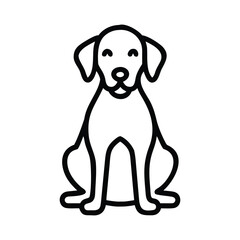 Fototapeta premium Dog (sitting)