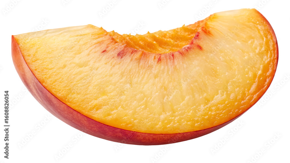 Poster peach slice isolated png peach slice on transparent background png format no background png peach fu