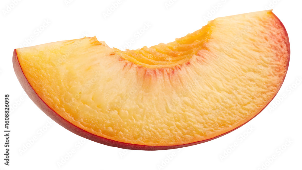 Poster peach slice isolated png peach slice on transparent background png format no background png peach fu