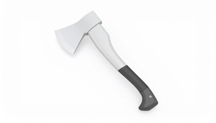Abstract axe on white background. 3d rendering.