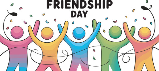 Friendship day national friendship day celebration friends happy friendship
