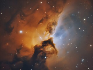 Stunning Image of the Cone Nebula in Monoceros a Star Forming Region Located Approximately 2 500 Light Years Away from Earth