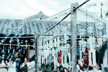 夏の奈良のおふさ観音の美しい風景