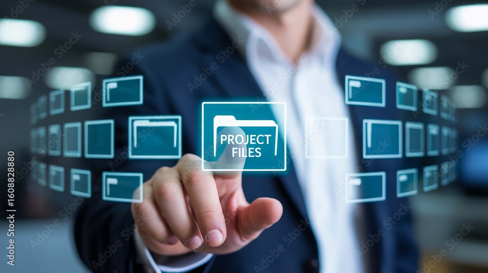 Poster streamline your workflow smart file management project collaboration and seamless business process i