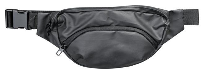 Black waist bag