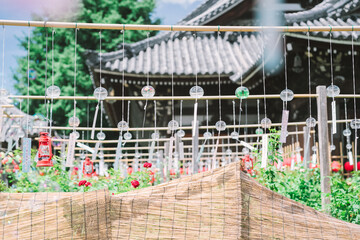 夏の奈良のおふさ観音の美しい風景