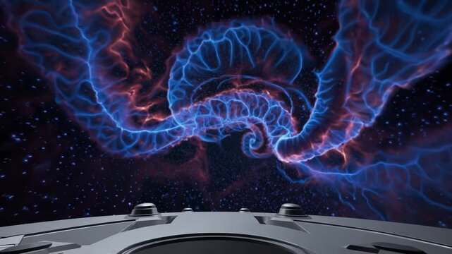 Majestic Arecibo View of a Space Station Amidst Helix Nebula Backdrop Epic Cosmic Scene for HighImpact Campaigns, Inspiring Wonders and Enhancing Awe.