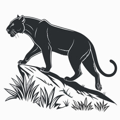 lion vinyl ready vector tiger illustration