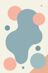 vector illustration of an abstract blue background