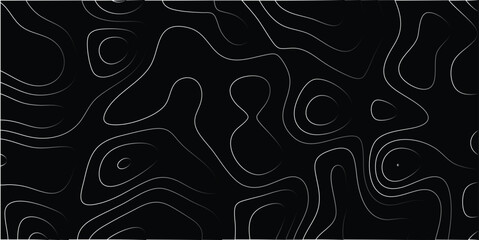 Abstract topographical pattern in black and white suggesting contour lines for data or geological representation