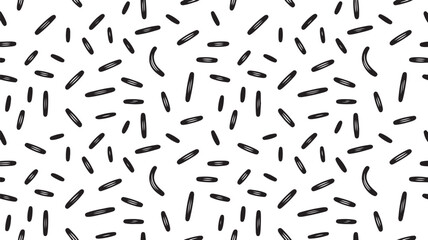 Fototapeta premium Minimalist Sprinkles Vector Pattern with Simple Shapes for Modern Designs