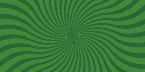 Green radial wave design suitable for a retro presentation or vintage poster with a vibrant and eye-catching visual aesthetic.