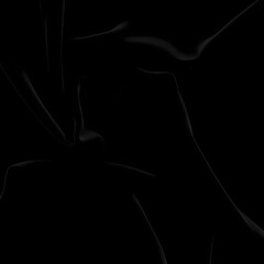 Black Velvet Fabric Texture Close-Up