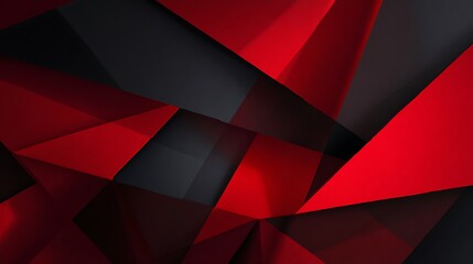 High-contrast gradient from black to red with bold edges 