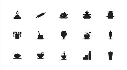 food and drinks icons