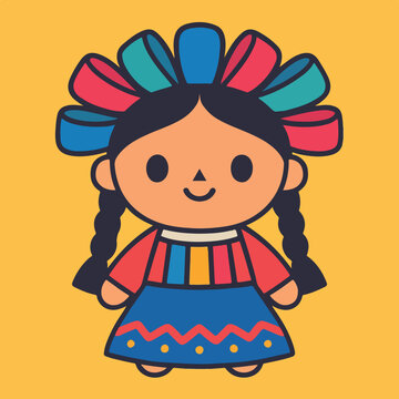 Lele doll mu&ntilde;eca lele tipica de mexico guatemala honduras nicaragua colombia 